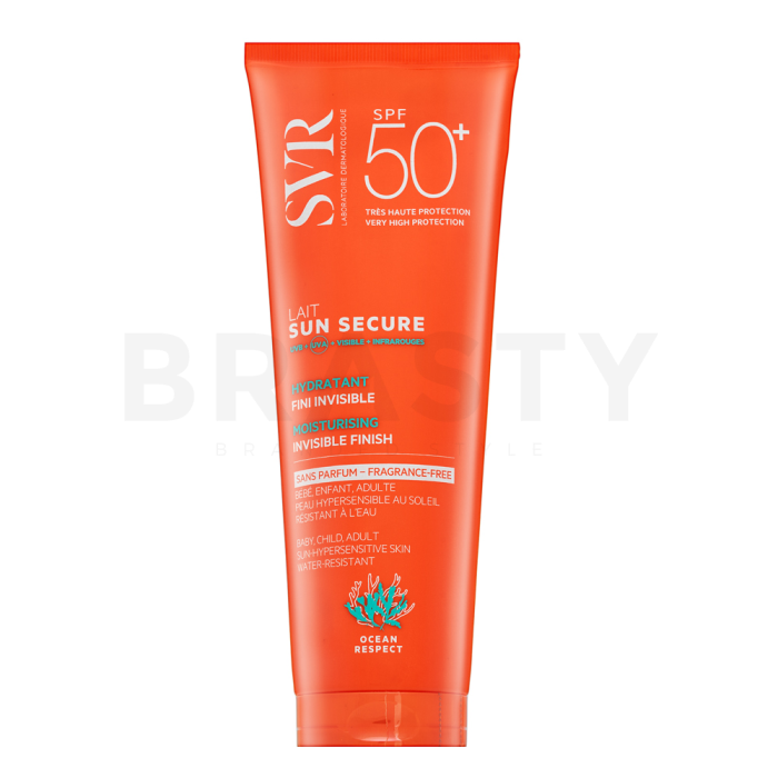 SVR Sun Secure naptej Moisturising Invisible Finish Fragrance-Free SPF 50+ 250 ml