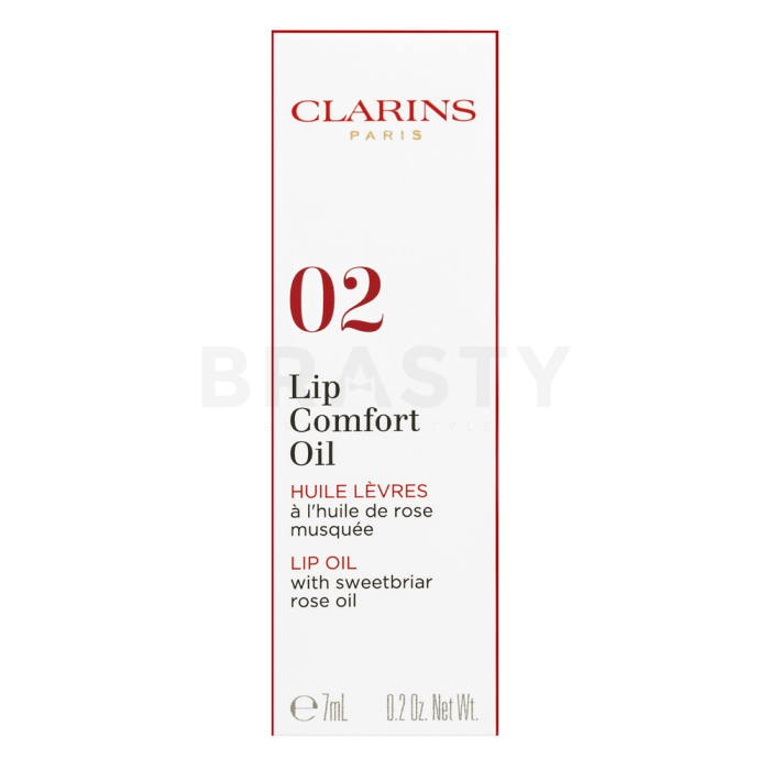 Clarins Lip Comfort Oil подхранващо масло за устни 02 Raspberry 7 ml