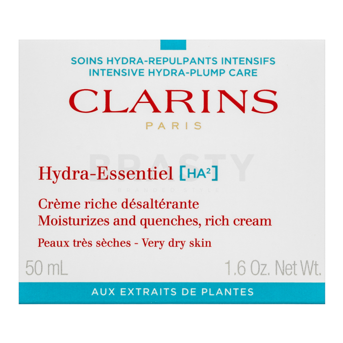 Clarins Hydra-Essentiel [HA²] vlažilna krema Moisturizes and Quenches Rich Cream 50 ml