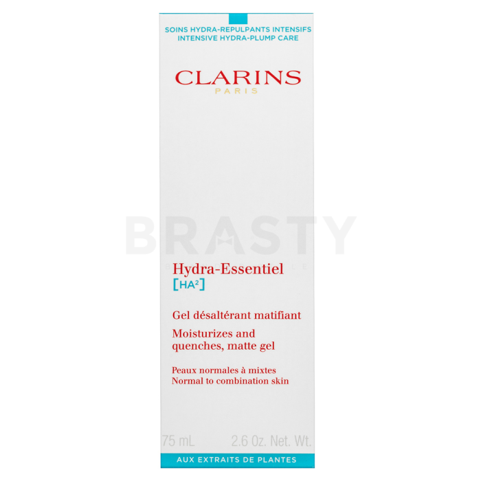 Clarins Hydra-Essentiel [HA²] mehčalni gel za kožo Moisturizes and Quenches Matte Gel 75 ml
