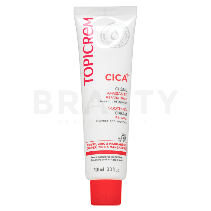 Topicrem CICA drogende herstellende spray met koper en zink Soothing Cream 100 ml