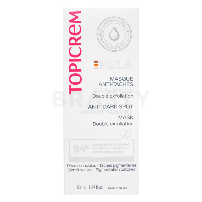 Topicrem MELA hámlasztó maszk Anti-Dark Spot Instant Radiance Mask 50 ml