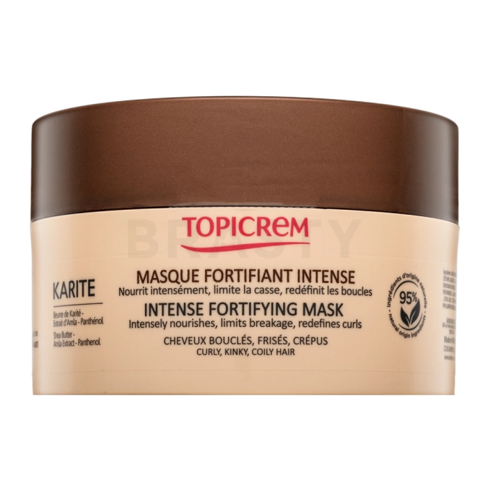 Topicrem Karité Intense Fortifying Mask versterkend masker voor krullend haar 250 ml
