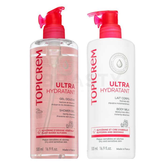 Topicrem készlet Ultra-Moisturizing Body Routine 2 x 500 ml
