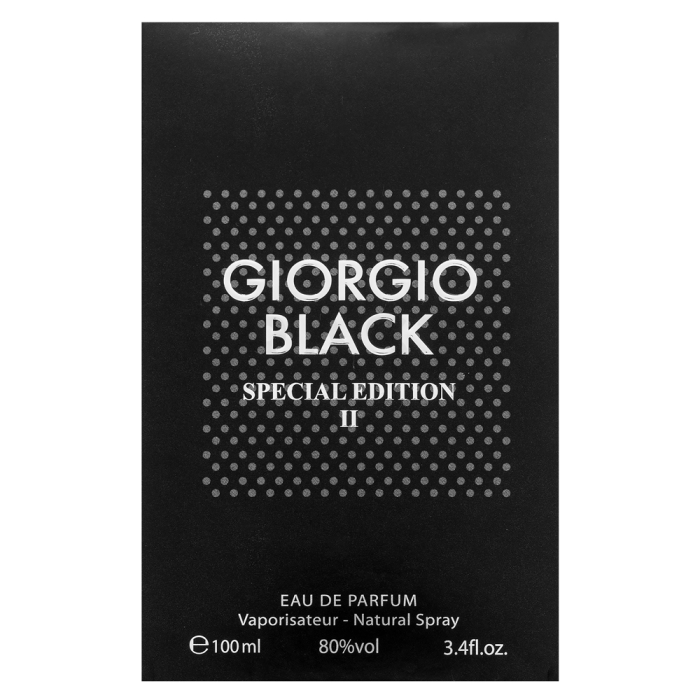 Giorgio Black Special Edition II parfémovaná voda pre mužov 100 ml