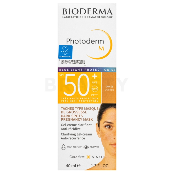 Bioderma Photoderm mlijeko za sunčanje Tinted Protective Cream Golden SPF50+ 40 ml