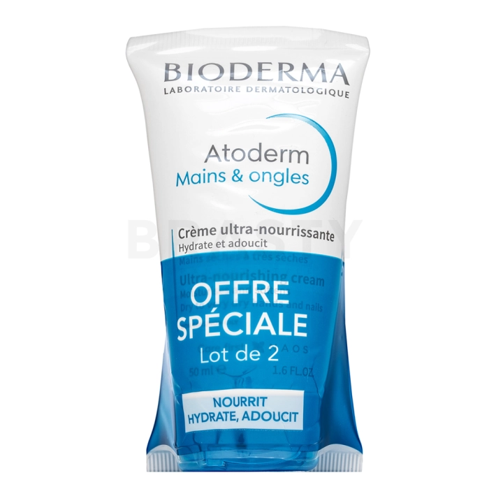 Bioderma Atoderm negovalna krema Mains & Ongles Ultra Repair Cream 2 x 50 ml