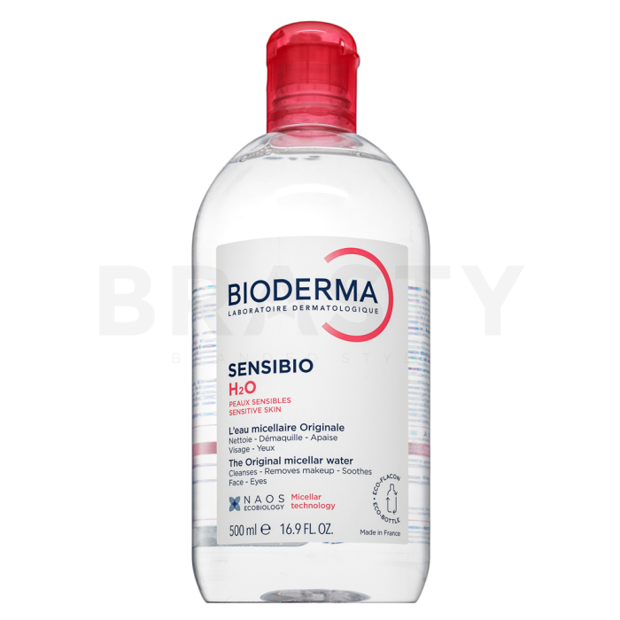 Bioderma Sensibio H2O Make-up Removing Micelle Solution micelláris sminklemosó érzékeny arcbőrre 500 ml