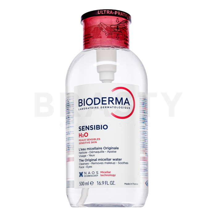 Bioderma Sensibio mizellares Abschminkwasser H2O Make-up Removing Micelle Solution Pump 500 ml