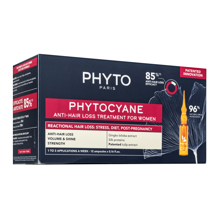 Phyto Phyto Cyane Reactional Hair-Loss Treatment for Women hajkúra hajhullás ellen 60 ml