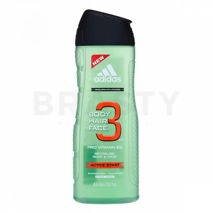 Adidas 3 Active Start Gel de duș bărbați 400 ml