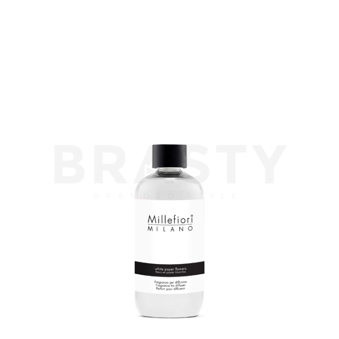 Millefiori Milano Fragrance Diffuser White Paper Flowers Refill 250 ml