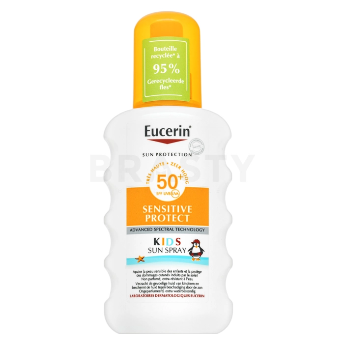 Eucerin Sensitive Protect napozó krém SPF50+ Kids Sun Spray 200 ml