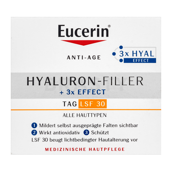 Eucerin Hyaluron-Filler nappali krém + 3x Effect Day Cream SPF 30 50 ml