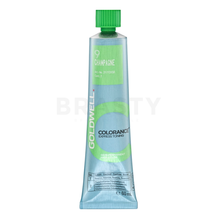 Goldwell Colorance Express Toning culoare profesională a părului semipermanent pentru toate tipurile de păr 9 Champagne 60 ml