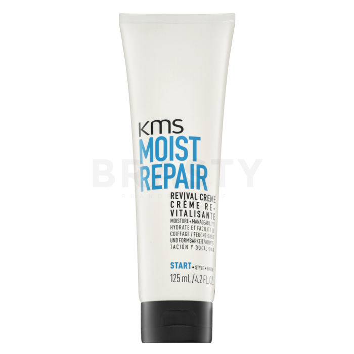 KMS Moist Repair Revival Creme Pflegende Creme für trockenes und geschädigtes Haar 125 ml