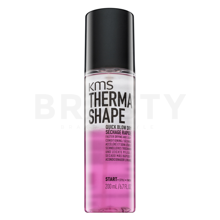 KMS Therma Shape Quick Blow Dry bezoplachový kondicionér pro rychlejší vysušení 200 ml