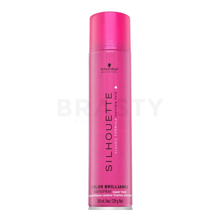 Schwarzkopf Professional Silhouette Color Brilliance Super Hold Hairspray močan lak za lase za sijaj las 300 ml