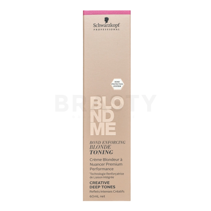Schwarzkopf Professional BlondMe Bond Enforcing Blonde Toning tónovací barevný krém pro všechny typy vlasů Granite 60 ml