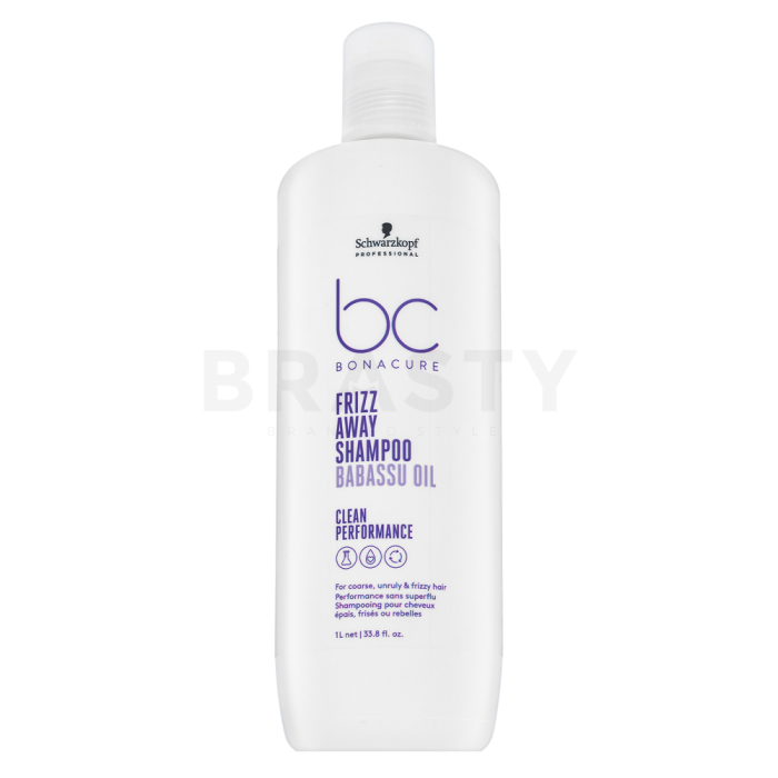 Schwarzkopf Professional BC Bonacure Frizz Away Shampoo glättendes Shampoo gegen gekräuseltes Haar 1000 ml