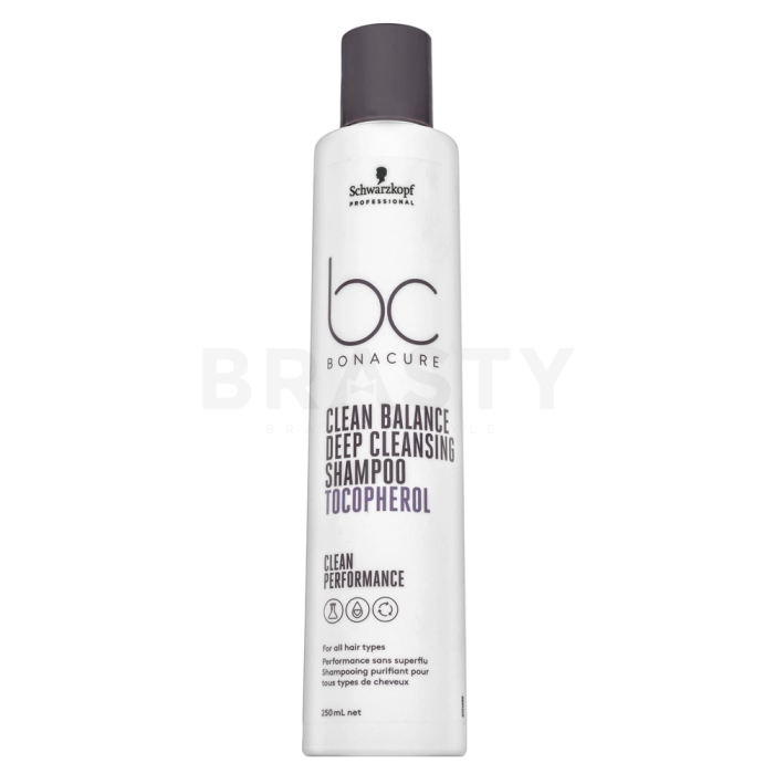 Schwarzkopf Professional BC Bonacure Clean Balance Deep Cleansing Shampoo Tocopherol Champú de limpieza profunda Para todo tipo de cabello 250 ml