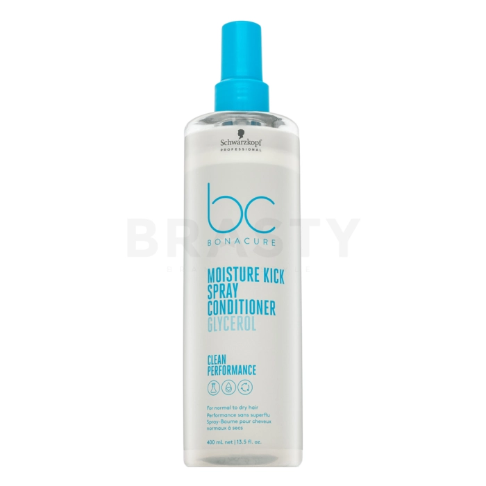 Schwarzkopf Professional BC Bonacure Moisture Kick Spray Conditioner Glycerol Conditoner ohne Spülung mit Hydratationswirkung 400 ml