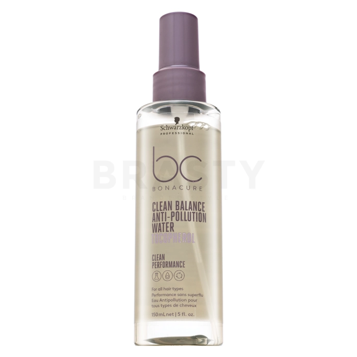 Schwarzkopf Professional BC Bonacure Clean Balance Anti-Pollution Water Tocopherol защитен спрей За всякакъв тип коса 150 ml