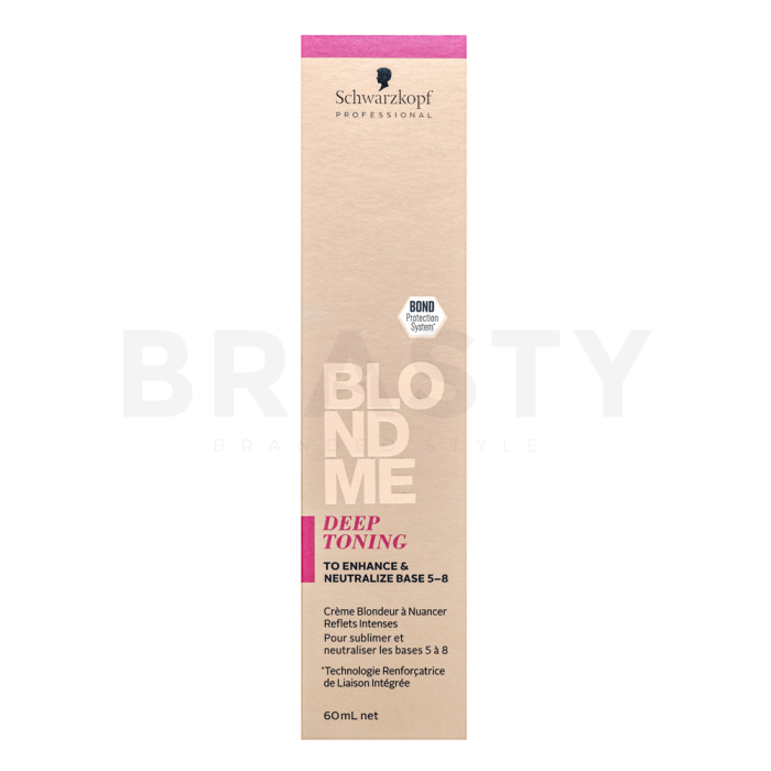 Schwarzkopf Professional BlondMe Bond Enforcing Blonde Toning tónovací barevný krém pro světlé vlasy Milk Chocolate 60 ml