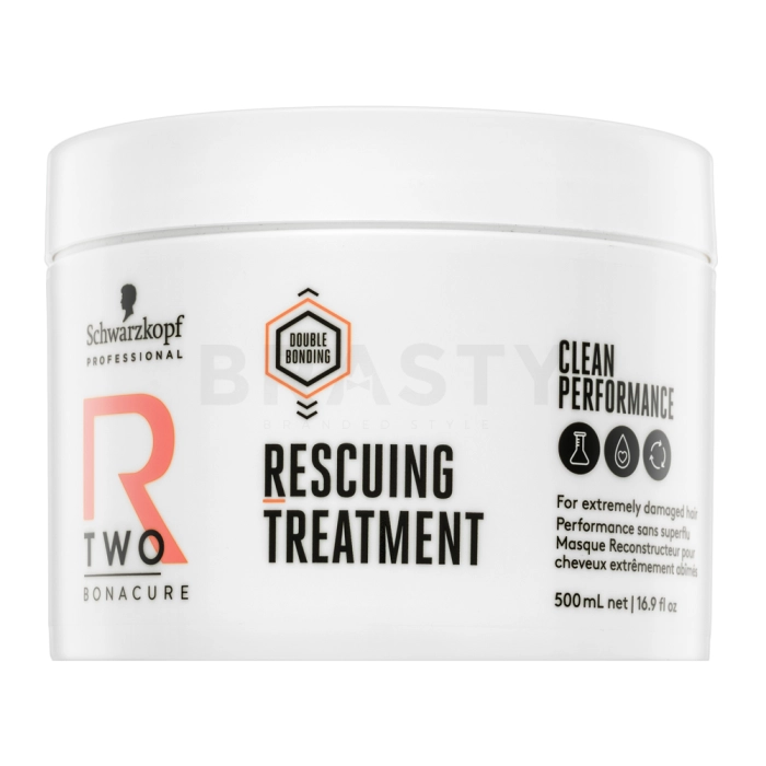 Schwarzkopf Professional R-TWO Bonacure Rescuing Treatment versterkend masker voor zeer droog en beschadigd haar 500 ml