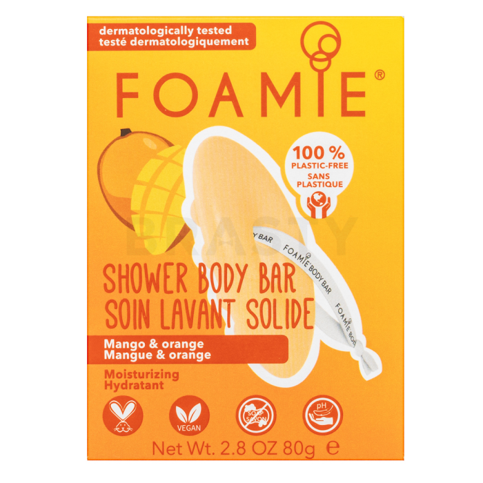 Foamie Gel de ducha sólido Shower Body Bar Mango & Orange 80 g