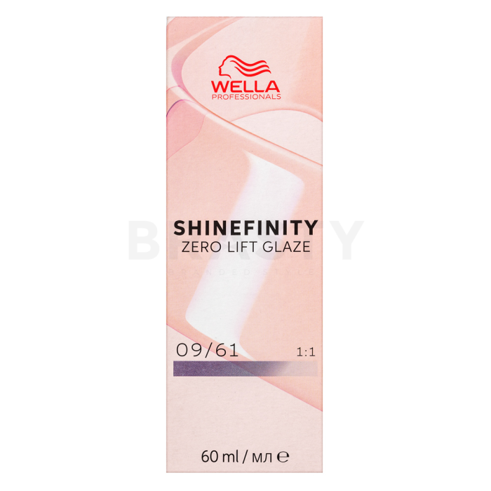 Wella Professionals Shinefinity Zero Lift Glaze professionele demi-permanente haarkleuring 09/61 Iced Platinum 60 ml