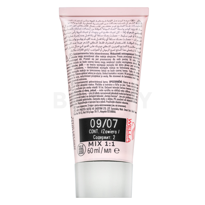 Wella Professionals Shinefinity Zero Lift Glaze professionele demi-permanente haarkleuring 09/07 Beige Sand 60 ml