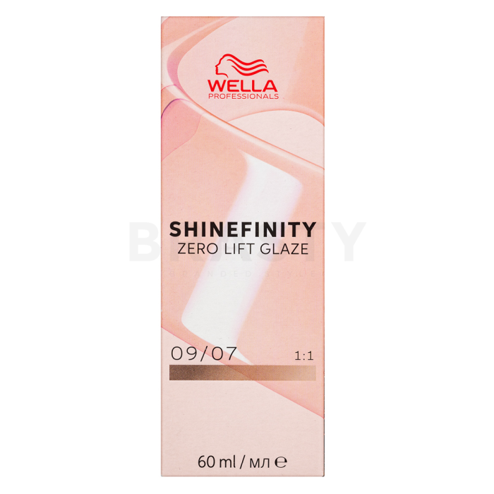 Wella Professionals Shinefinity Zero Lift Glaze professionele demi-permanente haarkleuring 09/07 Beige Sand 60 ml