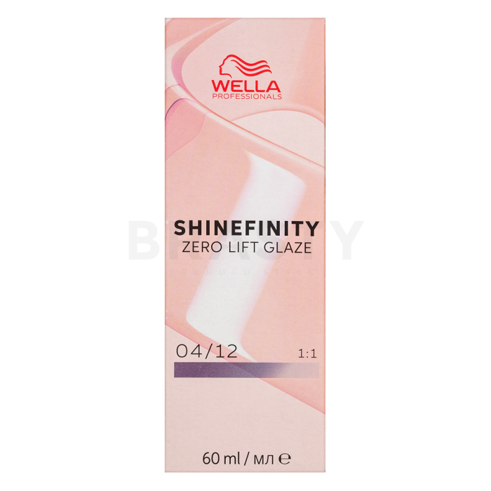 Wella Professionals Shinefinity Zero Lift Glaze professionele demi-permanente haarkleuring 04/12 Cool Chia 60 ml