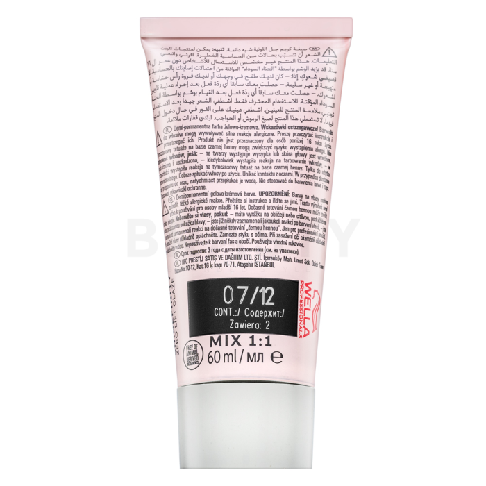 Wella Professionals Shinefinity Zero Lift Glaze professionele demi-permanente haarkleuring 07/12 Cool Mushroom 60 ml