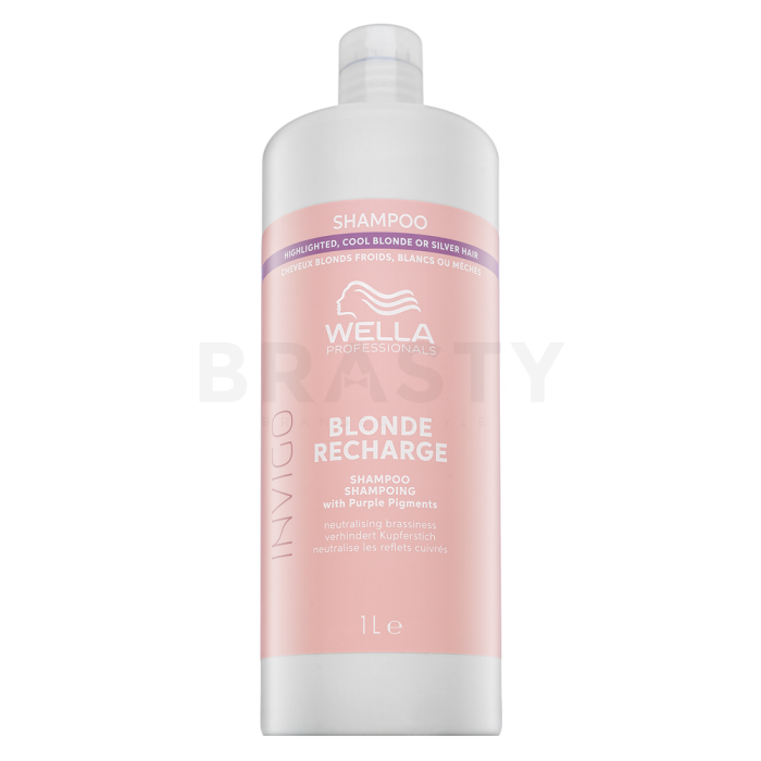 Wella Professionals Invigo Blonde Recharge Shampoo shampoo anti-vergeeltint 1000 ml