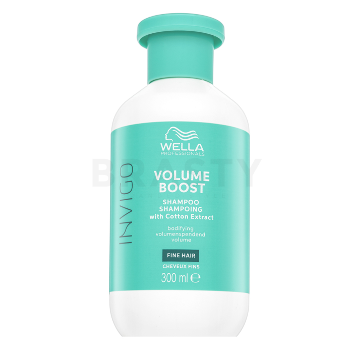 Wella Professionals Invigo Volume Boost Shampoo with Cotton Extract shampoo voor volume voor futloos, fijn haar 300 ml