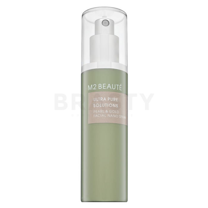 M2 Beauté Ultra Pure Solutions sérum iluminador Pearl & Gold Facial Nano Spray 75 ml