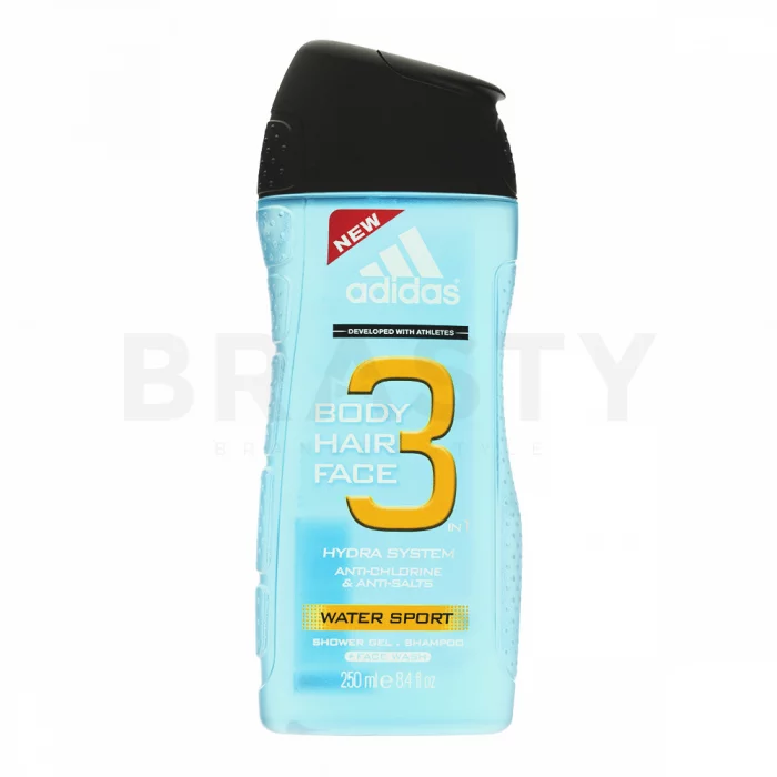 Adidas 3 Water Sport Gel de duș bărbați 250 ml