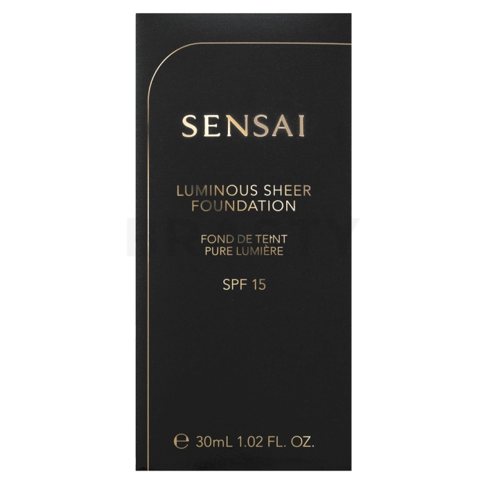 Sensai Luminous Sheer Foundation LS102 Ivory Beige podkład w płynie z ujednolicającą i rozjaśniającą skórę formułą 30 ml