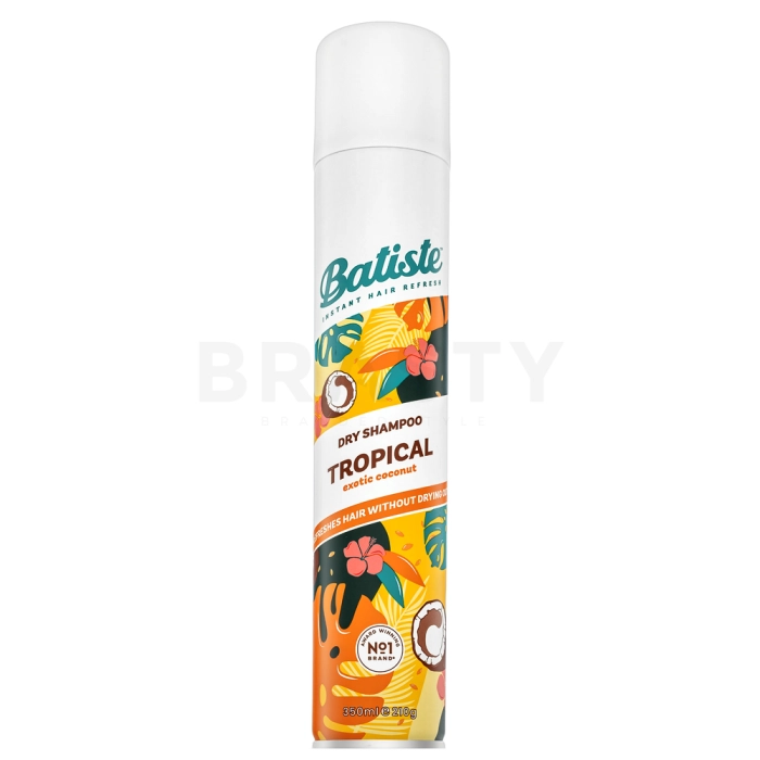 Batiste Dry Shampoo Coconut&Exotic Tropical Champú seco Para todo tipo de cabello 350 ml