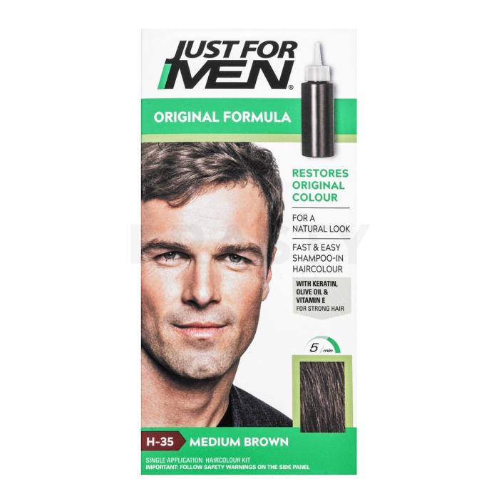 Just For Men Shampoo-in Haircolour farebný šampon pre mužov H35 Medium Brown 66 ml
