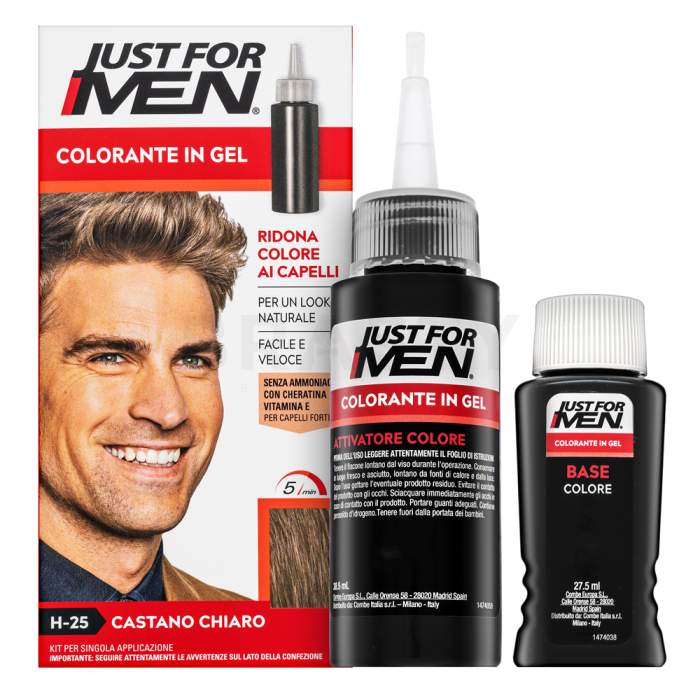 Just For Men Gel Color Haarfarbe für Männer H25 Light Brown