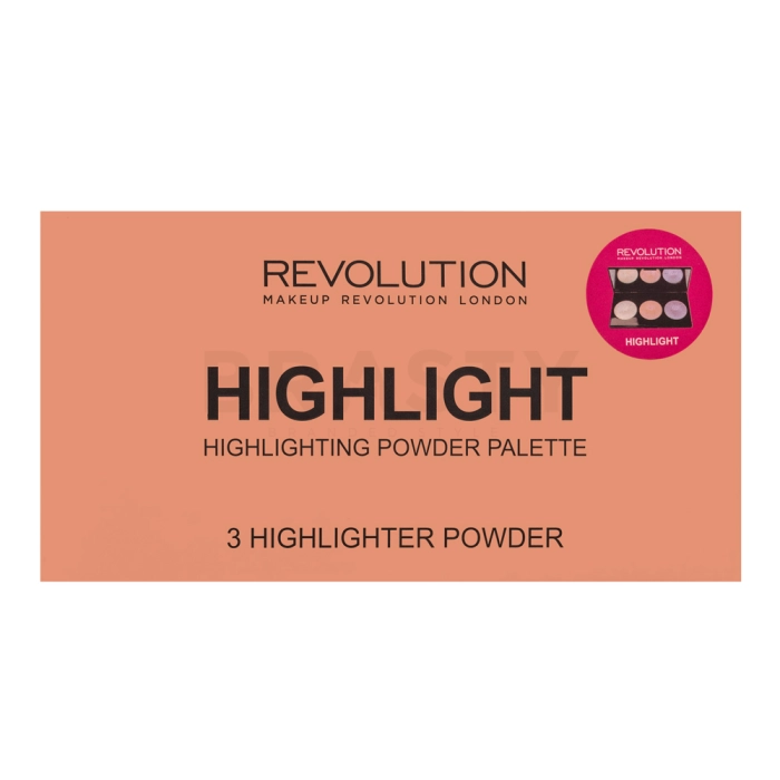 Makeup Revolution Highlighter Palette večnamenska paleta za enotno in sijočo polt 15 g