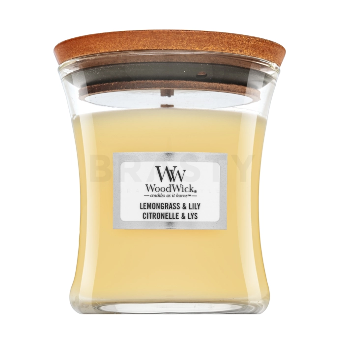 Woodwick Lemongrass & Lily geurkaars 85 g