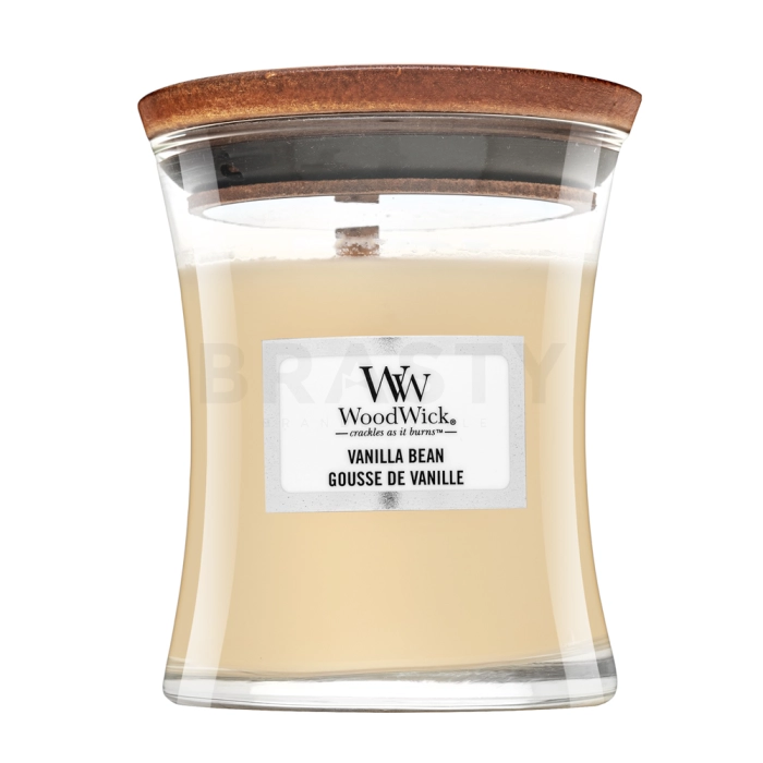 Woodwick Vanilla Bean candela profumata 85 g