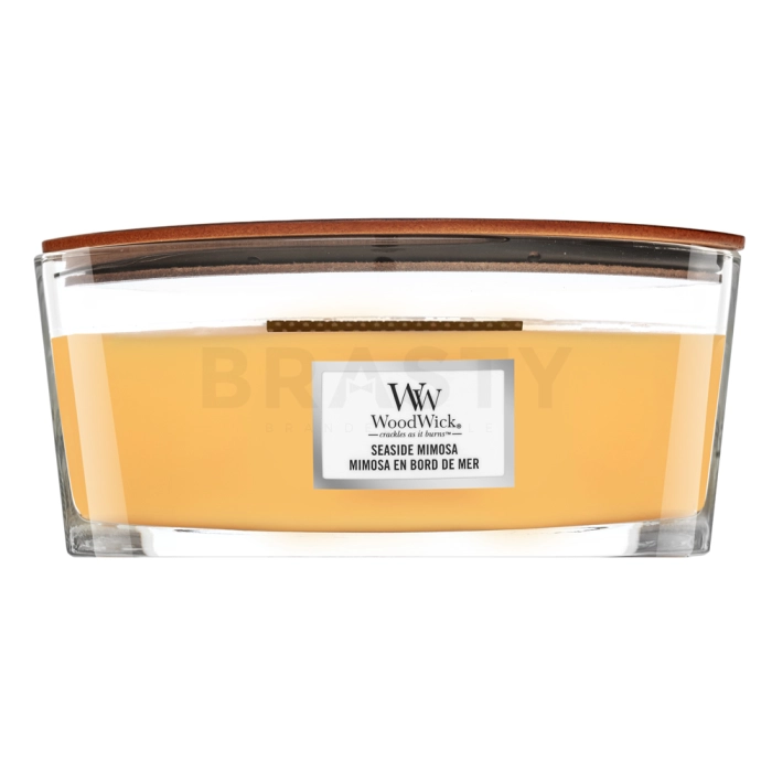 Woodwick Seaside Mimosa geurkaars 453,6 g