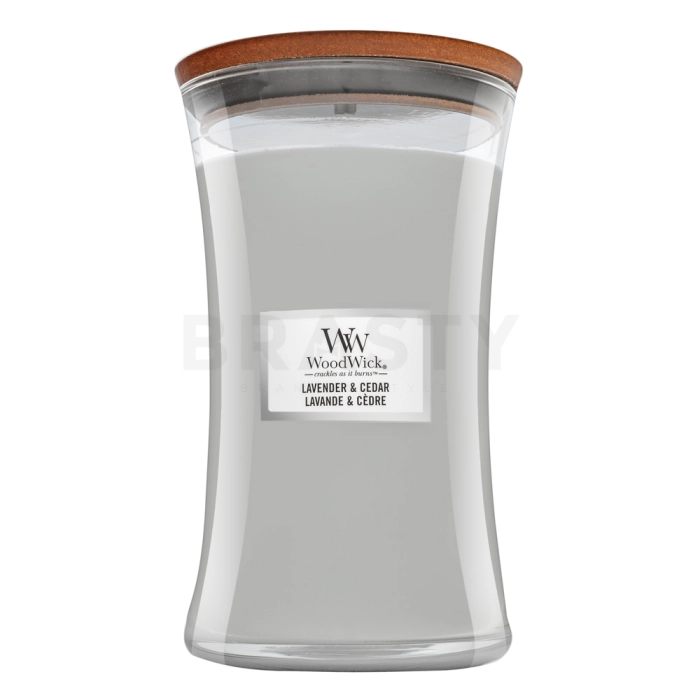 Woodwick Lavender & Cedar geurkaars 610 g