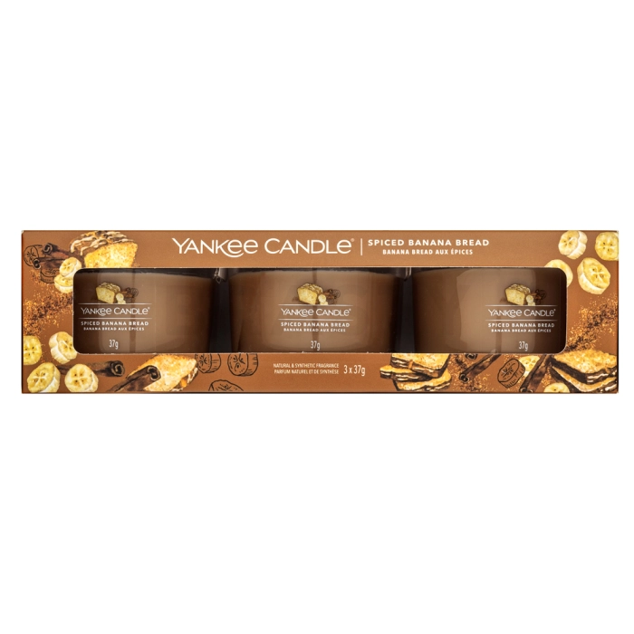 Yankee Candle Spiced Banana Bread 3 x 37 g