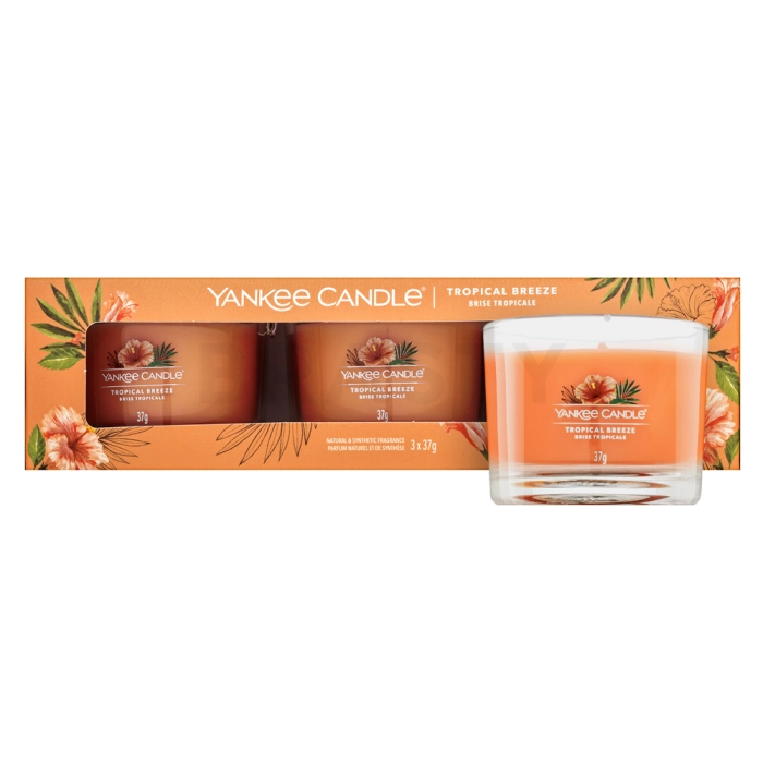 Yankee Candle Tropical Breeze bougie votive 3 x 37 g
